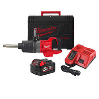Milwaukee M18 ONEFHIWF1D One-Key„¢ 1" Impact Wrench with 1x 5.0Ah Battery