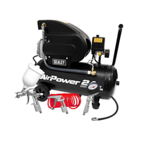 Sealey SAC2420APK 24L Direct Drive Compressor 2hp with 4pc Air Accessory Kit