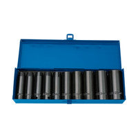 Draper 38369 1/2" Sq. Dr. Draper HI-TORQ Metric Deep Impact Socket Set (10 piece)