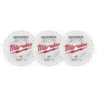 Milwaukee 4932471312 ATB Wood Circular Saw Blade 165mm x 16mm 40T (3 Pack)