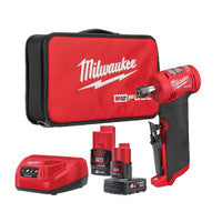 Milwaukee M12FDGA-422B 12V Fuel Angled Die Grinder with 1x 2.0Ah & 1x 4.0Ah Batteries