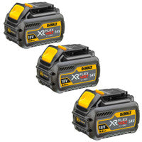DeWalt DCB546 XR 6.0ah Flexvolt 18/54v Battery - Pack of 3