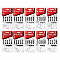 Makita A-85656 Wood General Cutting Jigsaw Blades 70mm x 8 TPI (50 Pack)