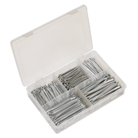 Sealey AB003SP Split Pin Assortment 230pc Large Sizes Imperial & Metric