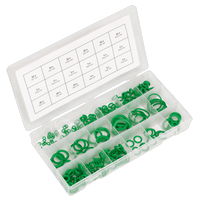 Sealey ACOR225 Air Conditioning Rubber O-Ring Assortment 225pc - Metric