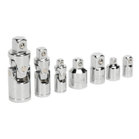 Sealey AK2737 Universal Joint & Socket Adaptor Set 7pc 1/4", 3/8" & 1/2"Sq Drive