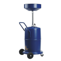 Sealey AK450DX Mobile Oil Drainer 75L Pump Away