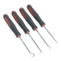 Sealey AK5214 Miniature Hook & Pick Set 4pc