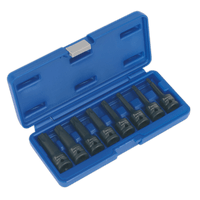 Sealey AK5602 Impact TRX-Star* Socket Bit Set 8pc 1/2"Sq Drive