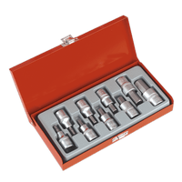 Sealey AK620 Hex Socket Bit Set 9pc 1/2"Sq Drive