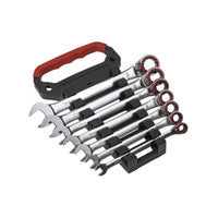 Sealey AK63945 Reversible Ratchet Combination Spanner Set 7pc Metric Platinum Series