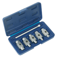 Sealey AK659 Drain Key Set 6pc Double End