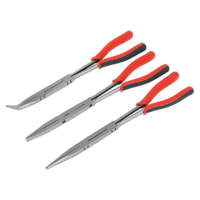 Sealey AK8580 Double Joint Pliers Set 3pc Long Reach 335mm