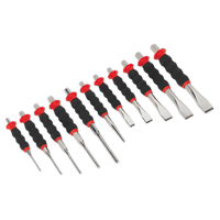 Sealey AK9135 Sheathed Punch & Chisel Set 11pc