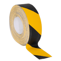 Sealey ANTBY18 Anti-Slip Tape Self-Adhesive Black Yellow 50mm x 18m