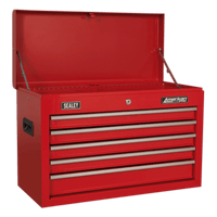 Sealey AP225 Topchest 5 Drawer with Ball Bearing Slides - Red