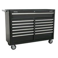 Sealey AP5213TB Rollcab 13 Drawer with Ball Bearing Slides - Black