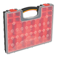 Sealey APAS2R Parts Storage Case with 20 Removable Compartments
