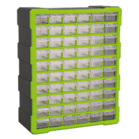 Sealey APDC60HV Cabinet Box 60 Drawer - Hi-Vis Green/Black