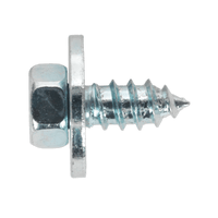 Sealey ASW121 Acme Screw with Captive Washer #12 x 1/2" Zinc BS 7976/6903/B Pack of 50