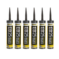 Everbuild EB25 Hybrid Sealant Adhesive Anthracite 300ml (6 Pack)