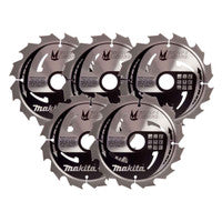 Makita B-07967 MForce Circular Saw Blade 190mm x 30mm 12T (5 Pack)