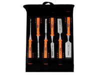 Bahco BAH424PS6PPK 424-P Bevel Edge Chisel Set of 6 in Pouch