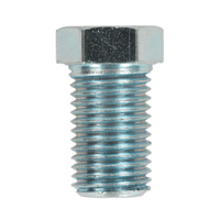 Sealey BN3824LM Brake Pipe Nut 3/8"UNF x 24tpi Long Male Pack of 25