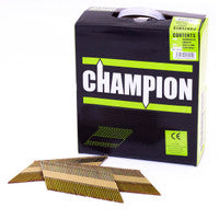 Champion 1st Fix 3.1 x 90mm Electro Galvanised Annular Ring Nails 2200 (No Fuel Cells)
