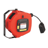 Sealey CRM15 Cable Reel System Retractable 15m 2 x 230V Socket