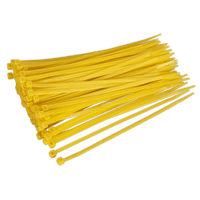 Sealey CT20048P100Y Cable Tie 200 x 4.8mm Yellow Pack of 100