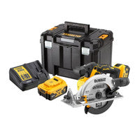 DeWalt DCS565P2-GB 18V XR 165mm Brushless Circular Saw with 2x 5.0Ah Batteries