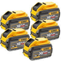 DeWalt DCB547 XR 9.0ah Flexvolt 18/54v Battery 5 Pack