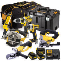 DeWalt DEWKIT63X4 XR 18V Cordless 6pc Kit with 3x 4.0Ah Batteries