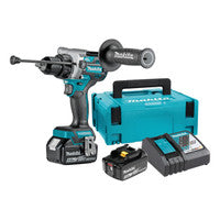 Makita DHP486RTJ 18V LXT Brushless Combi Drill with 2x 5.0Ah Batteries
