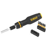 DeWalt DHT068001 Full Fit Telescoping Multi-bit Ratcheting Screwdriver + 10 Bits