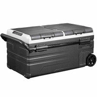 Dellonda DL128 95L Portable Dual Zone Compressor Car Camping Fridge/Freezer 12/24V