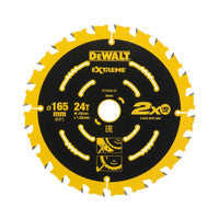 DeWalt DT10300-QZ Extreme Framing Circular Saw Blade 165mm x 20mm 24T