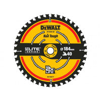 DeWalt DT10303-QZ Elite Circular Saw Blade 184mm x 16mm 40T