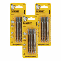 DeWalt DT2057-QZ T234X HCS Progressor Tooth Jigsaw Blades 91mm x 12 TPI (15 Pack)