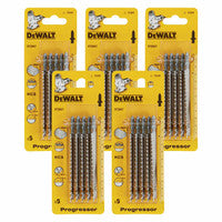 DeWalt DT2057-QZ T234X HCS Progressor Tooth Jigsaw Blades 91mm x 12 TPI (25 Pack)