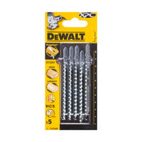 DeWalt DT2207-QZ HCS Jigsaw Blades for Multi-Material 70mm x 10 TPI (5 Pack)