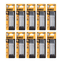 DeWalt DT2213-QZ Bi-Metal HCS Jigsaw Blades for Wood 100mm x 4.2TPI (50 Pack)