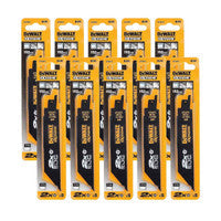 DeWalt DT2407L EXTREME® 2x Long Life Reciprocating Saw Blades for Metal 152mm x 14/18 TPI (50 Pack)