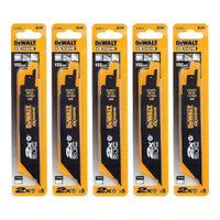 DeWalt DT2407L EXTREME® 2x Long Life Reciprocating Saw Blades for Metal 152mm x 14/18 TPI (25 Pack)