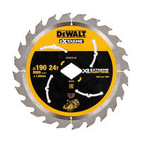 DeWalt DT40270-QZ XR Extreme Runtime Circular Saw Blade with Diamond Bore 190mm 24T
