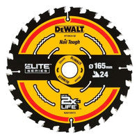 DeWalt DT10400 Elite Circular Saw Blade 165mm 24T