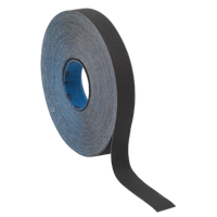 Sealey ER2525120 Emery Roll Blue Twill 25mm x 25m 120Grit
