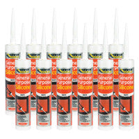 Everbuild GPSTR General Purpose Silicone Clear 280ml (12 Pack)