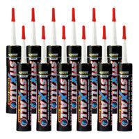 Everbuild STIXBK Stixall Extreme Power Cartridge Black 290ml (12 Tubes)